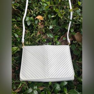 Mary Ann Rosenfeld White Handbag